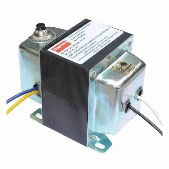 Dayton Class 2 Transformer, 60 VA, Not Rated, 24V AC, 120/208/240/480V AC 4VZF2