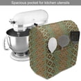 thumbnail image 2 of Ethnic Stand Mixer Cover, Mosaic Style Pattern with Accents Symmetric Triangles Folkloric Elements, Kitchen Appliance Organizer Bag Cover with Pockets, 5 Quarts, Multicolor, by Ambesonne, 2 of 4