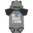 thumbnail image 3 of Inktastic My 1st Soccer Season Boys Baby Bodysuit, 3 of 5