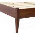 thumbnail image 6 of Twin Size | Dinkee 40x77x15in Signature Bed Frame Without Headboard, Multiple Style, Acacia Wood, Dark Chocolate, 6 of 7