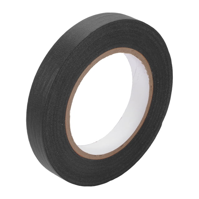Cinta de pintor universal Unique Bargains - Cinta de enmascarar para pintura de automóviles DIY sin residuos - Papel crepé negro de 0.7 pulgadas x 60.1 yardas