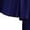Dark Blue, variant on Women’s Maxi Dress V Neck Pleated Flared Skirt High Waist Belt Detail S XXXL