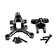 thumbnail image 3 of Soporte central delantero para coche RC, piezas de bricolaje, accesorio de metal, mejora del soporte central Negro, 3 of 9