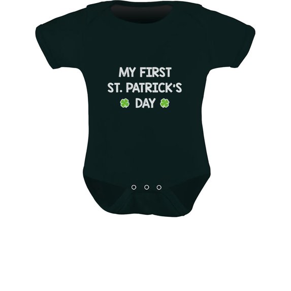 Tstars Boys Unisex Gifts for Irish St Patricks My First St Patricks Day Outfit Cute Infant Irish Clover St Patricks Day Shirts Gift for Boys Irish Shirt Pride Proud Irish Baby Bodysuit