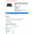 thumbnail image 2 of Rear Tailgate Handle - Compatible with 2002, 2004 - 2006 Chevy Avalanche 1500 2005, 2 of 2