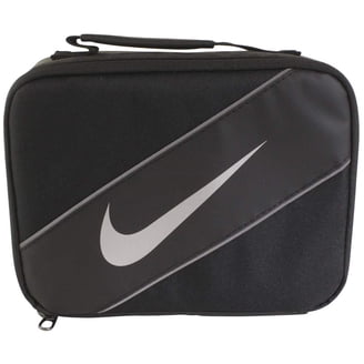 Nike Insulated Lunchbox with Logo, Zip Closure, Interior Elastic