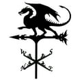 thumbnail image 3 of Weathervane Fer Weathervane Métal Rétro Décoration de Jardin Patio Cour - Dragon, 3 of 8