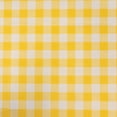 thumbnail image 3 of Waverly Inspirations Rectangular Elastic Fitted Table Cover Waterproof Vinyl Tablecloth With Flannel Backing, 6Ft Table, 72" x 30", Gingham Yellow, 4 PK, 3 of 6