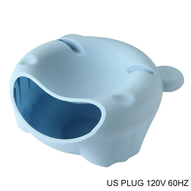 Fontaine Automatique pour Chat à DEL Filtrante, Distributeur Silencieux de Boisson pour Animaux, Bol de Nourriture pour Chat