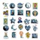 thumbnail image 2 of autocollant 40 Pices Peinture L'huile Graffiti Stickers Pour Portable Voiture Ordinateur Moto Velo Casque Skateboard Guitare Bouteille D'eau Guit, 2 of 5