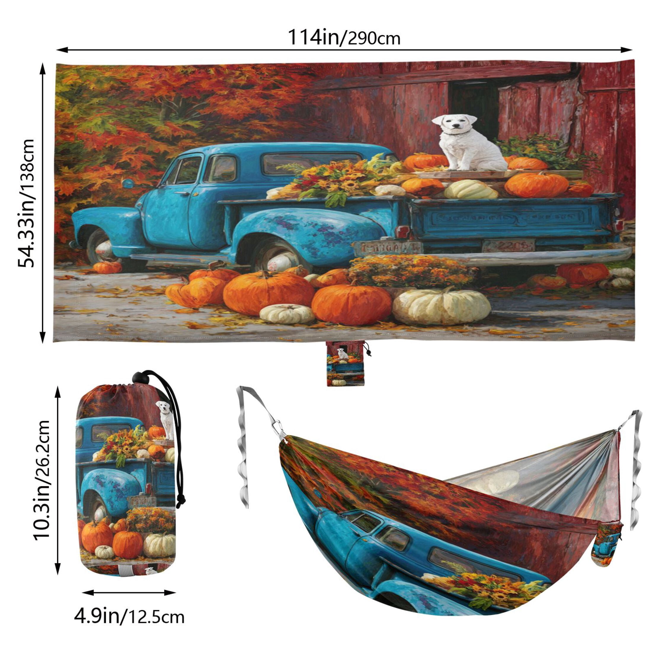Hammock Camping Hammock Nylon Portable Hammock Travel Camping Hammock Classic Pumpkin Blue Truck