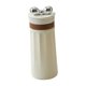 thumbnail image 1 of Botella para hacer cubitos de hielo, vaso para hielo portátil, reutilizable, con tapa a prueba de fugas y recipiente para bebidas. Café blanco Plata, 1 of 9