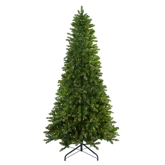 10' x 62" Pre-Lit Eastern Pine Slim Artificial Christmas Tree - Clear Lights