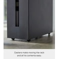 thumbnail image 7 of Yamazaki Home Rolling Cable Management Box, Black, Steel, Wheels, Minimal Assembly, 7 of 7