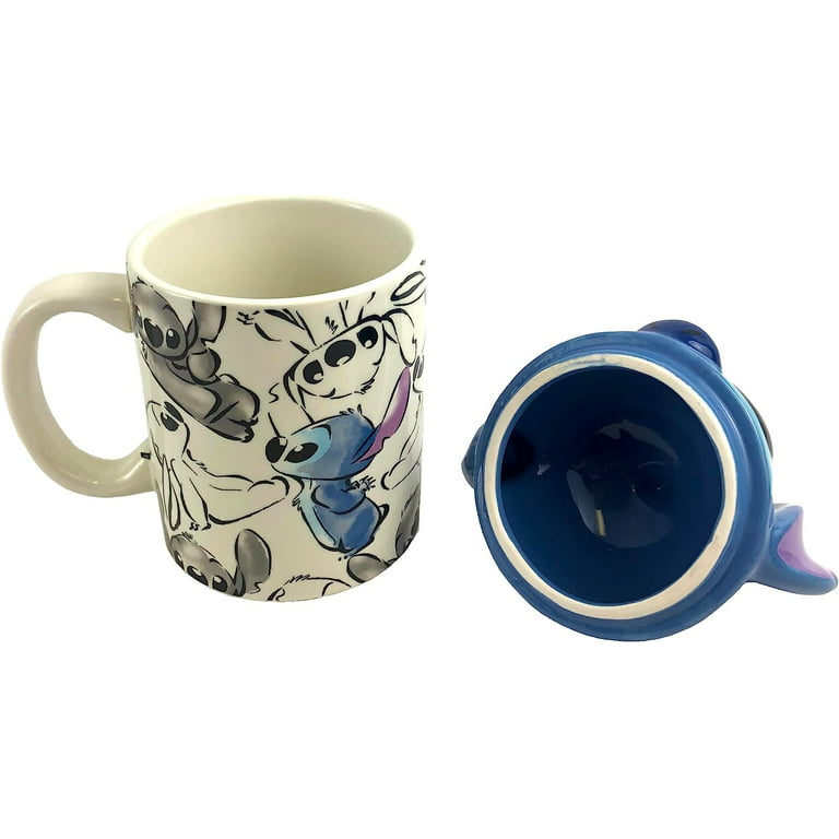 Zak Designs Stitch Weird But Cute Large 20 oz Ceramic Coffee Mug