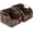 Espresso - Hyacinth, variant on Casafield Set of 2 Water Hyacinth Pantry Baskets with Handles - Espresso, Woven Storage Bin Organizers for Kitchen Shelves, Medium and Large Sizes