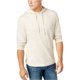 thumbnail image 1 of Camiseta básica con capucha para hombre Club Room, blanco roto, pequeña, 1 of 1