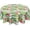Flamingo 2, variant on St Patricks Day Tablecloth Round Clover Shamrock Green Table Cloths Circular Table Cover Waterproof and Dustproof Wipeable Polyester Tabletop for Dining Kitchen Picnic Party Decor 60 Inch