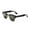 Shiny Black on Gold, Transitions® Lenses, variant on Ray-Ban Meta Audio Clubmaster, Shiny Black, Clear Lenses