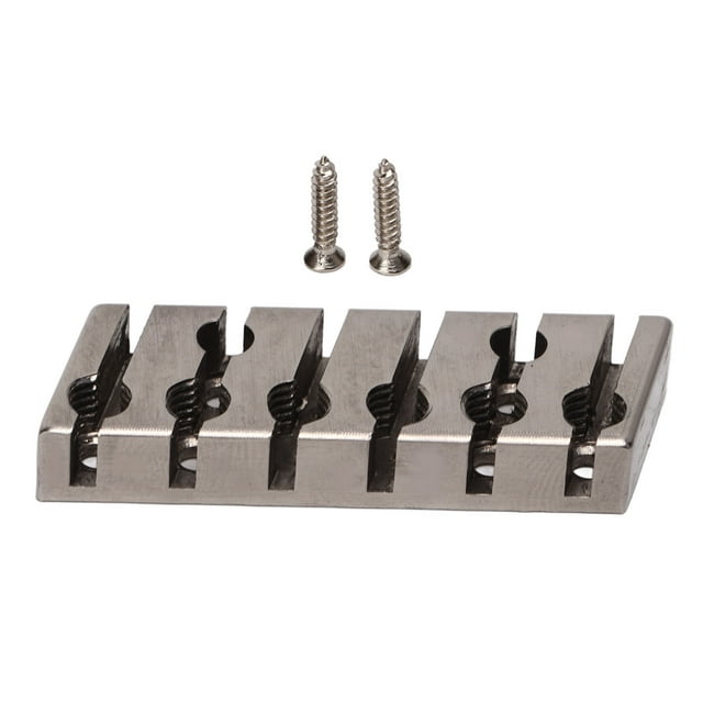 Headless Guitar String Locking Nut, Practical Sturdy Metal Professional 42mm String Locking Nut For Replacement