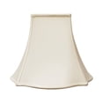 thumbnail image 3 of Royal Designs Flare Bottom Outside Square Bell Lamp Shade, Eggshell, 7" x 16" x 12.25", 3 of 5