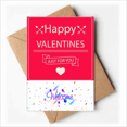 thumbnail image 1 of Happy Valentine's Day Just For You Welcome Back Greeting Cards Envelopes Blank, 1 of 3