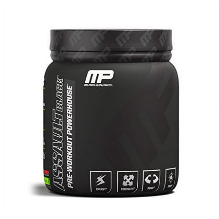 Muscle Pharm - Assault Black Pre-Workout Powerhouse Fruit Punch - 12.27 oz.