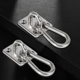 thumbnail image 5 of 2 Sets Of Suspended Ceiling Wall Mount U-Shaped Hooks Stainless Steel Heavy Duty Multi-Function Hammock Hook Metal Base Plate with, 5 of 8