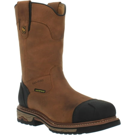 

Men s Dan Post Owen Work Boots Steel Toe Saddle Tan