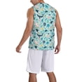 thumbnail image 2 of Naloa Sea Life Basketball Jersey Reversible Men's Mesh Athletic Sports Shirts Training Practice S-4XL3X-Large, 2 of 6