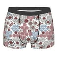 thumbnail image 4 of Goofa Abstract Floral Printed Men's Boxer Briefs Underwear, Moisture-Wicking Underwear, Trunk,Soft and Breathable Cotton Underwear-Medium, 4 of 9
