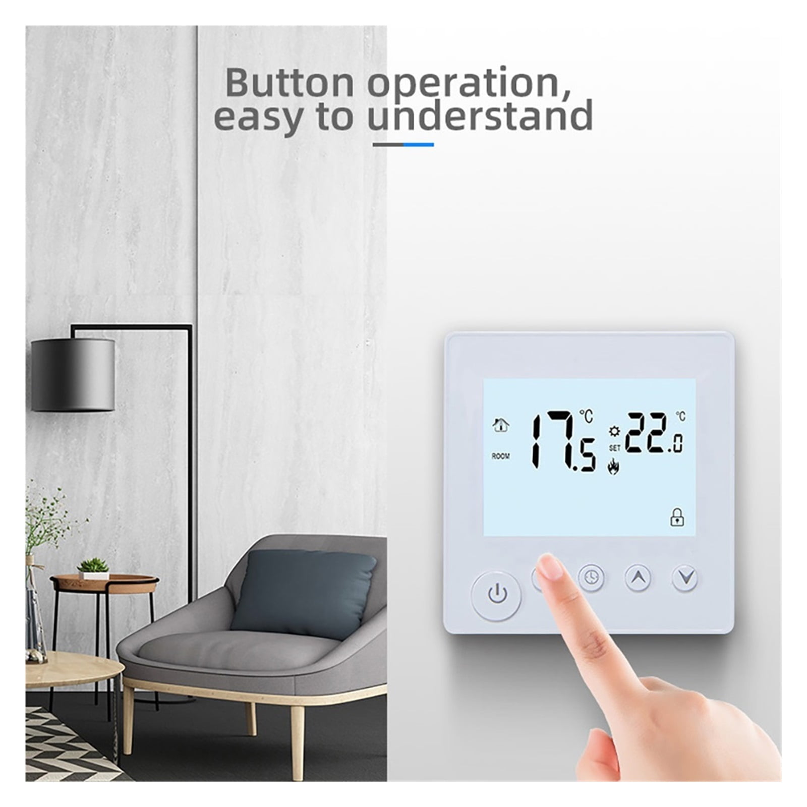 Tuya Smart Thermostat, Electric Floor Heating Water/Gas Boiler, Temperature Remote Control