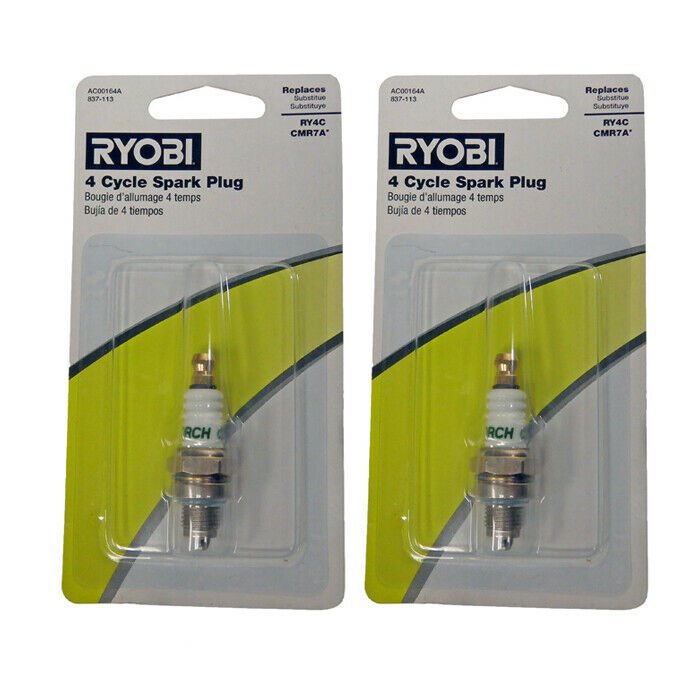 Ryobi Genuine OEM Replacement Spark Plug AC00164A2PK