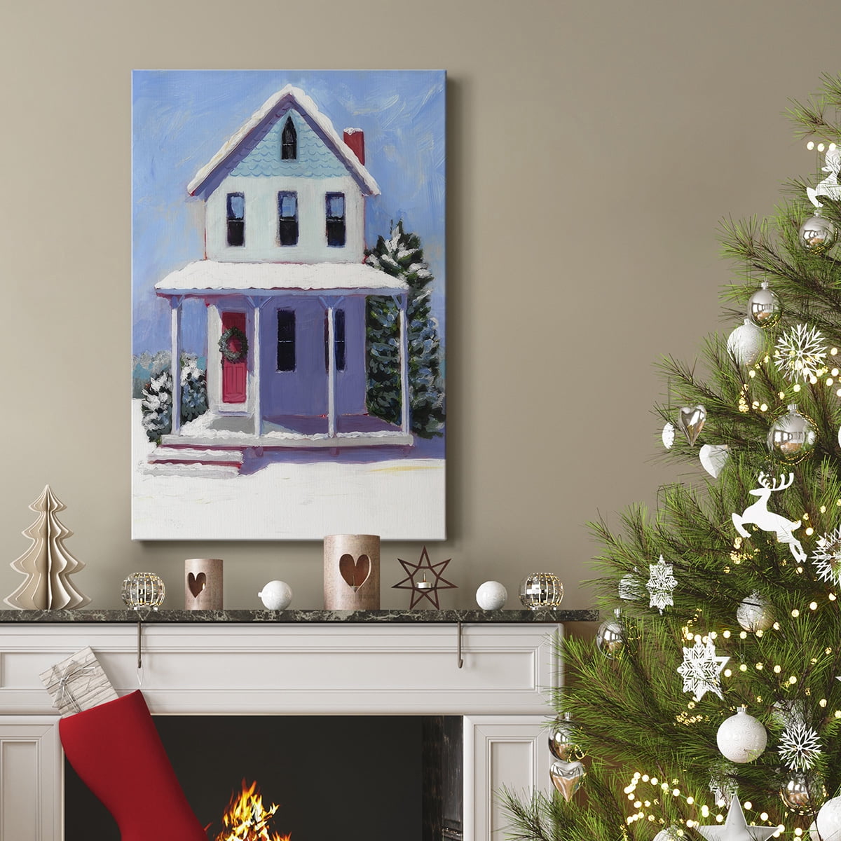 Victorian Home I- Gallery Wrapped Canvas