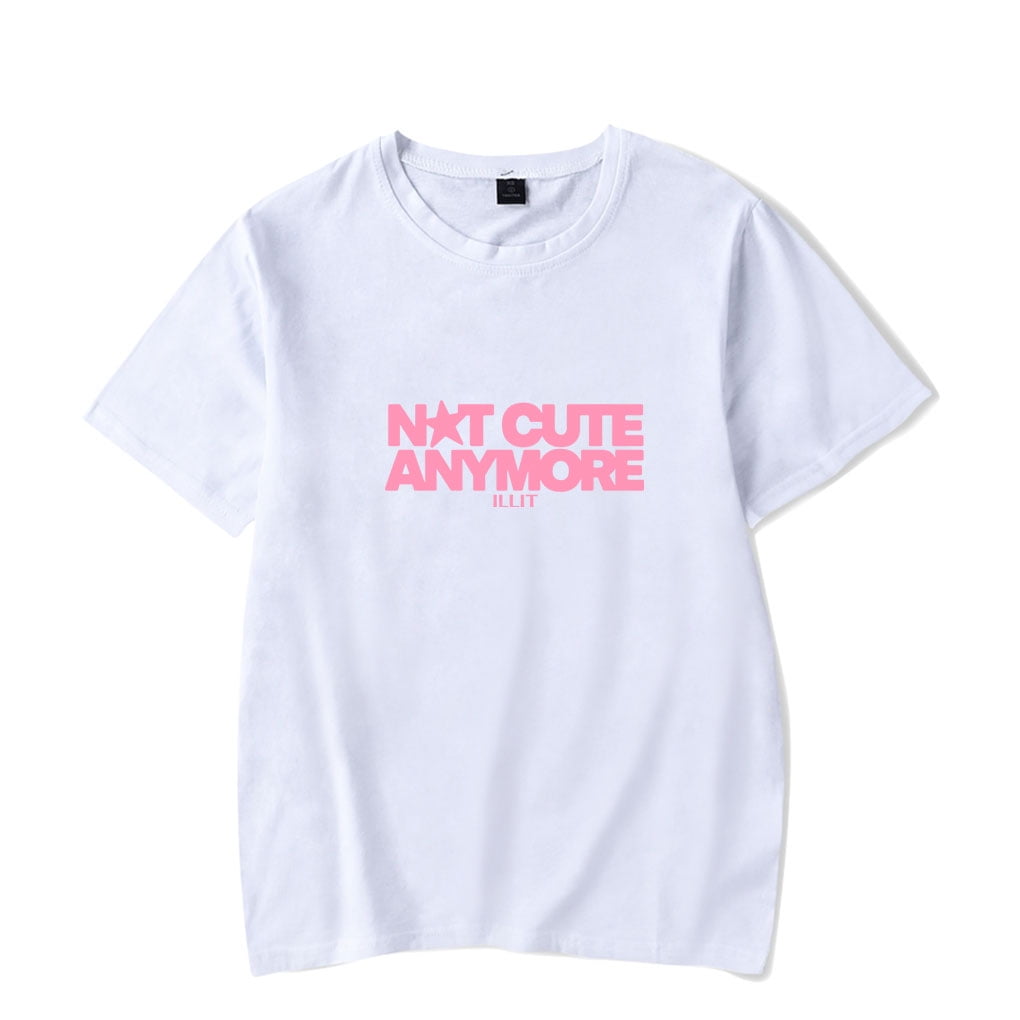 ILLIT merch Not cute anymore tshirt crewneck short sleeve tshirt