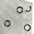 thumbnail image 5 of Ambesonne Victorian Grommet Curtain, Flowers Leaf Swirl, 50" x 63", Pale Grey and Marigold, 5 of 6