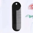 thumbnail image 1 of Greenadscape Portable Zinc Alloy Beard Comb Black Rustproof Sturdy Beard and Hair Styling Accessory, 1 of 8