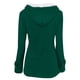 thumbnail image 5 of Chaquetas y abrigos casuales con capucha de manga larga para mujer, chaqueta con capucha cálida de invierno, abrigo de manga larga con capucha y bolsillo para mujer, 5 of 9
