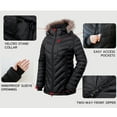 SAILWIND Women's Heated Down Jacket with Detachable Hood & Rechargeable