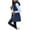 Dark Blue, variant on CHUMUD Women's Long Quilted Puffer Vest Sleeveless Hooded Zi-up Padded Coats Winter Puffer Jacket Outwear with Pockets