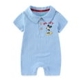thumbnail image 3 of Disney Mickey Mouse Rompers (Boys), 2 Pack, Sizes 3M-12M, 3 of 7