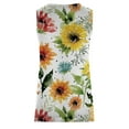 thumbnail image 5 of USSUMA Cute Loose Workout Tank Vest Summer Tops for Women 2022 Trendy Floral Print Womens Tunic Tops Crewneck Basic Shirts Tees Sleeveless Dressy Blouses for Women, 5 of 5