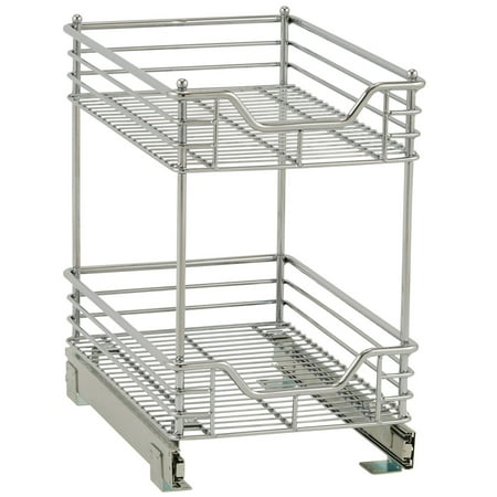 Household Essentials 11.5&#39;&#39; X-Long Sliding Organizer Chrome