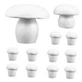 thumbnail image 5 of 12pcs Blank Foam Mushroom Models Unpainted Mushroom Kids DIY Painting Toy, 5 of 8
