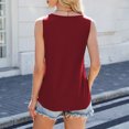 thumbnail image 5 of Levmjia Womens Sleeveless Tank Tops Casual Summer Cotton Blend Stretch Slim Fit Cami Shirts for Women Fashion Solid Color Basic Tees, 5 of 6