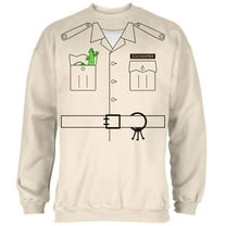 Halloween Zookeeper Costume Mens Sweatshirt Natural 2XL