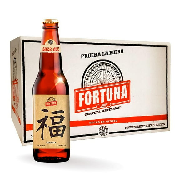Cerveza Artesanal Fortuna Sake Ale 24 Botellas 355ml C/u Fortuna Sake Ale