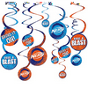 Nerf Hanging Swirl Decorations (12pc)