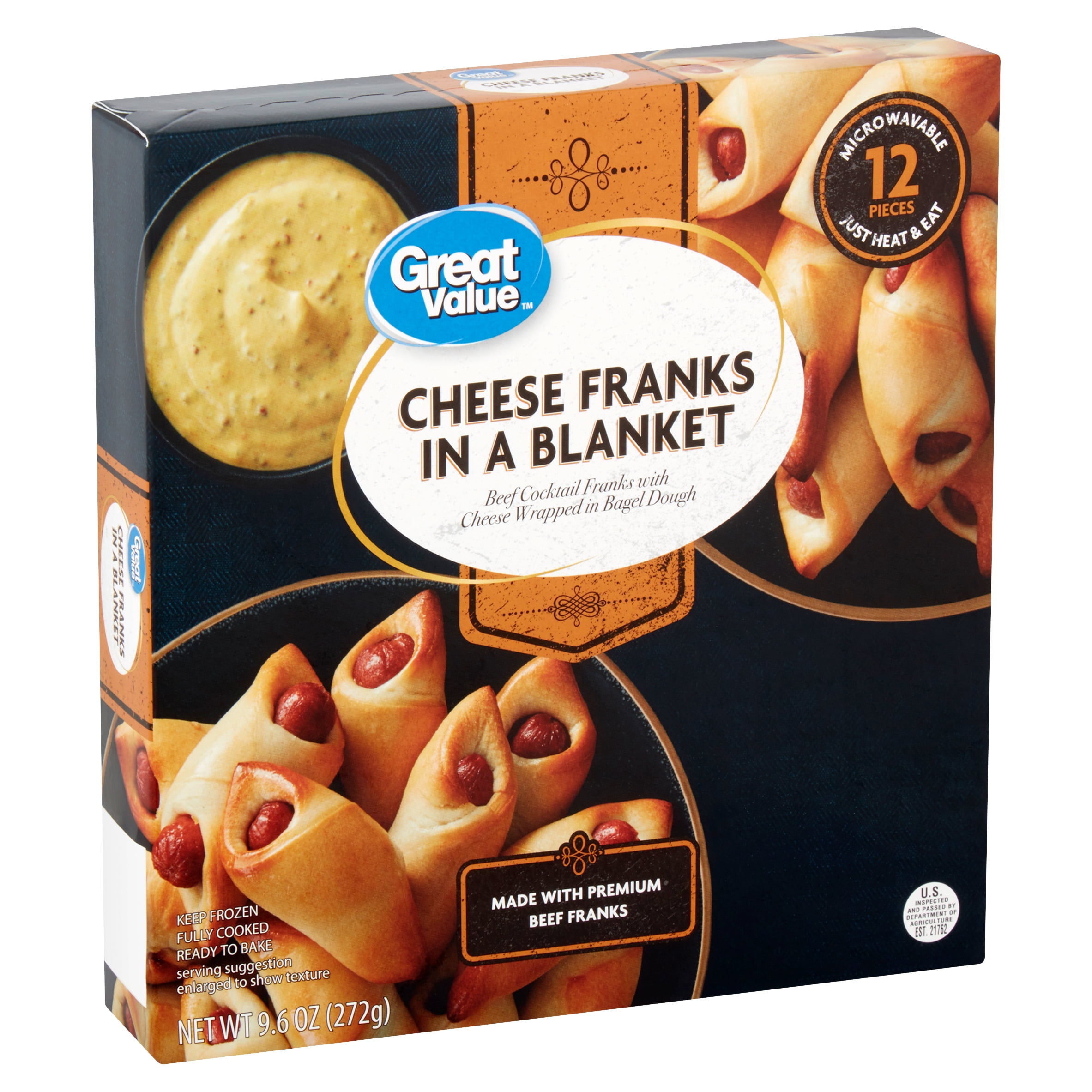 Great Value Cheese Franks In A Blanket