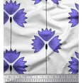 thumbnail image 1 of Soimoi Cotton Duck Fabric Artistic Floral Printed Craft Fabric by the Yard 42 Inch Wide, 1 of 1